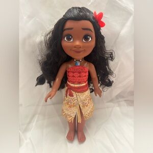 Disney Princess My Friend Moana 14” Adventure Doll – Doll + Flower Clip